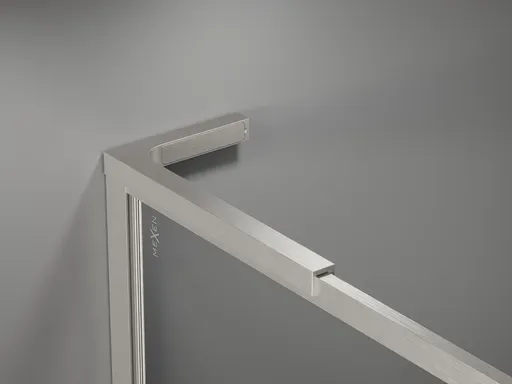 MEXEN Universální vzpěra tvaru L 10mm, 8F mm, 10Fmm  pro sklo L/P,kartáčovaný nikl 800-07-97