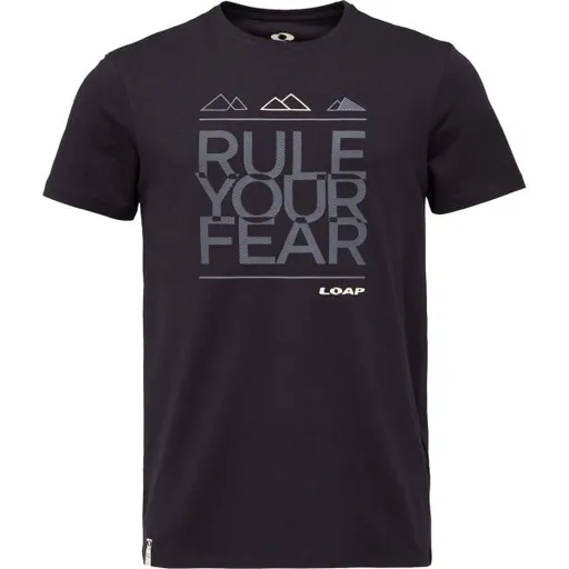 LOAP ALHAN Pánské tričko, černá, velikost