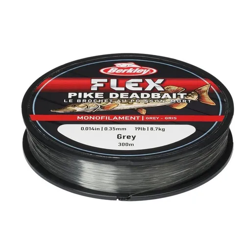 Berkley Vlasec Flex Pike Deadbait Grey 300m - 0,30mm 6,8kg,Berkley Vlasec Flex Pike Deadbait Grey 300m - 0,30mm 6,8kg
