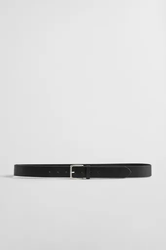 OPASEK GANT LEATHER BELT BLACK
