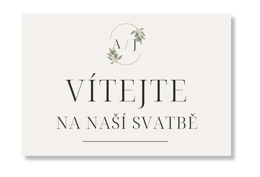 Personal Uvítací tabule - Eukalyptus