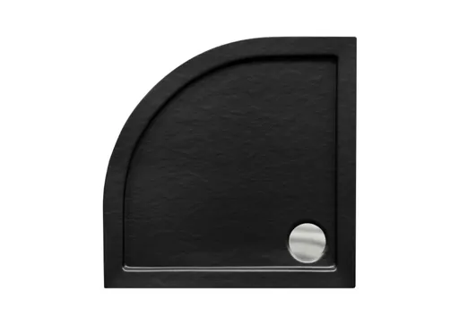 BESCO ARON STONE EFFECT, čtvrtkruhová sprchová vanička Rozměr A 90, Rozměr B 90, Rozměr C 5.5 OLBVANACARO90S