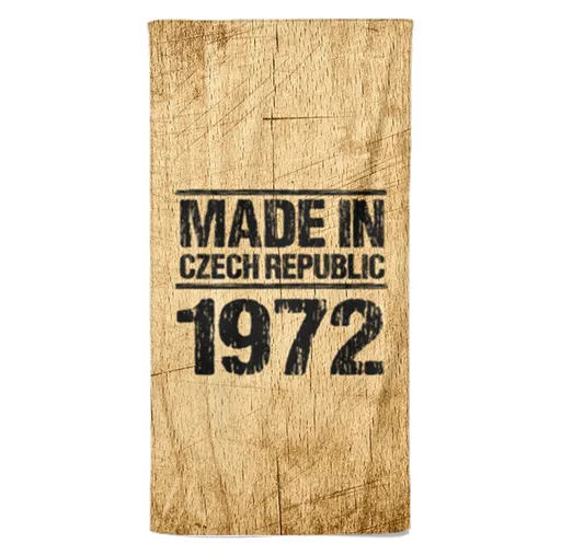 Osuška Made In (rok: 1972, Velikost osušky: 100x170cm)
