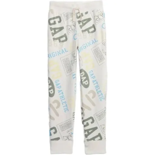 GAP V-SPR PRT LOGO Chlapecké tepláky, bílá, velikost