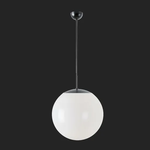 OSMONT ISI63929 ISIS P3 PM závěsné plastové svítidlo černá / bílá IP40 4000 K 27W LED nouzové kombinované 1 h