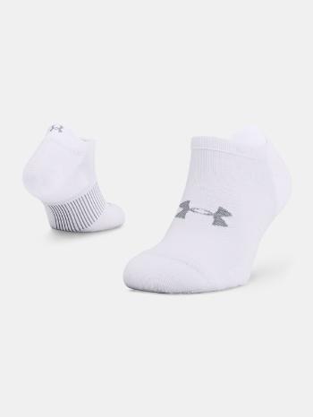 Under Armour Dry Run No Show Ponožky Bílá