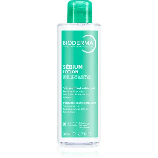 Bioderma Sébium Lotion pleťová voda pro navrácení rovnováhy smíšené a mastné pleti 200 ml