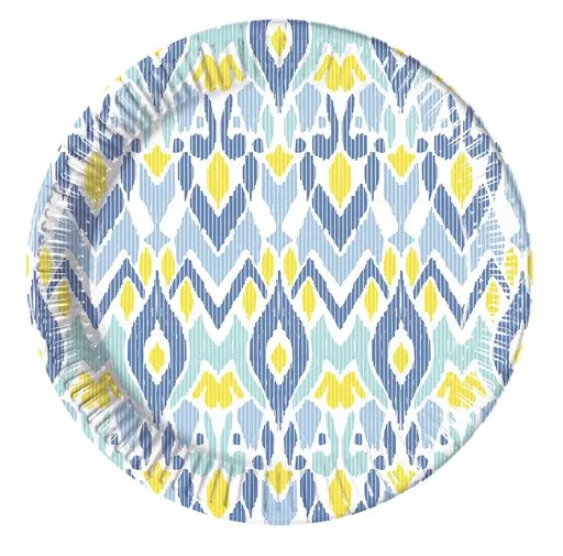 Procos Papírové talíře Ethnic 23 cm 8ks