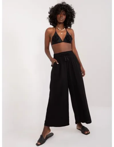 Dámské kalhoty s kapsami SUBLEVEL černé