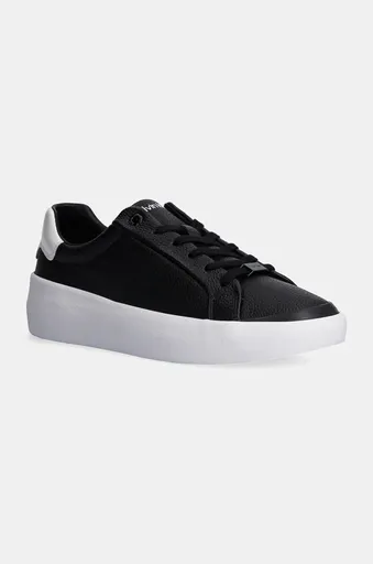 Kožené sneakers boty Calvin Klein VULC LACE UP LTH