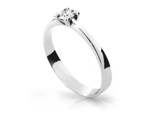 Cutie Jewellery Zásnubní prsten z bílého zlata se zirkonem Z6899-1905-10-X-2 56 mm