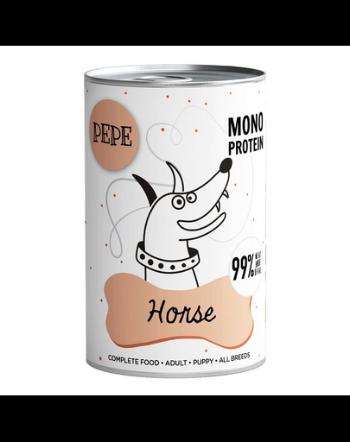 PAKA ZWIERZAKA PEPE Horse 99% (cal) 400g alimente monoproteice