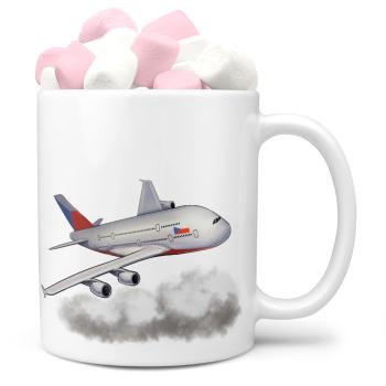 Hrnek Airbus A380 (Náplň hrníčku: Marshmallow)