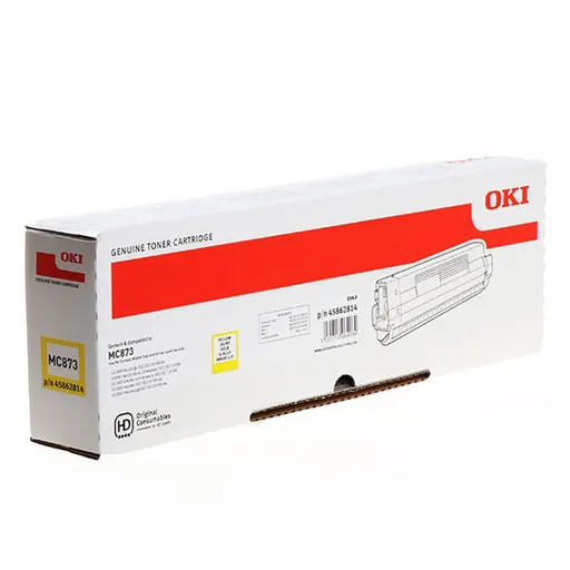 OKI 45862814 - originální toner, žlutý, 10000 stran