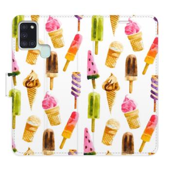 Flipové pouzdro iSaprio - Ice Cream Pattern - Samsung Galaxy A21s