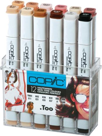 Copic Classic Fixy Skin Tones Colours 12 ks