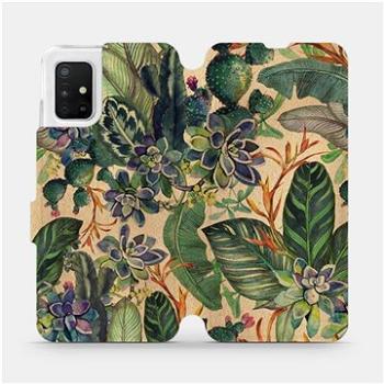 Flip pouzdro na mobil Samsung Galaxy A51 - VP05S Sukulenty (5903516774036)