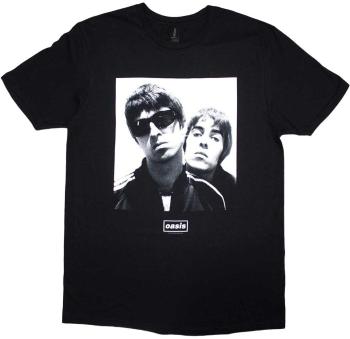 Oasis Tričko Noel & Liam Square Photo Unisex Black L