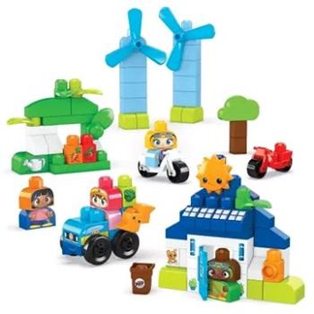 Mega Bloks Zelené Město Postav A Uč Se Eko Dům (194735009558)