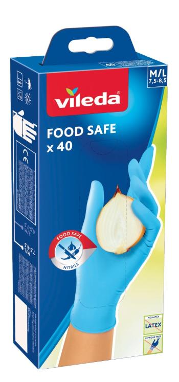 Vileda Food Safe vel. M/L jednorázové rukavice 40 ks