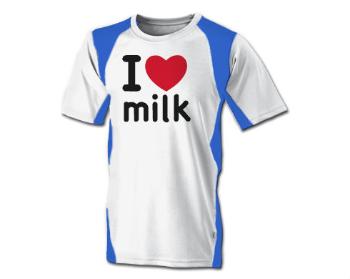 Funkční tričko pánské I Love milk