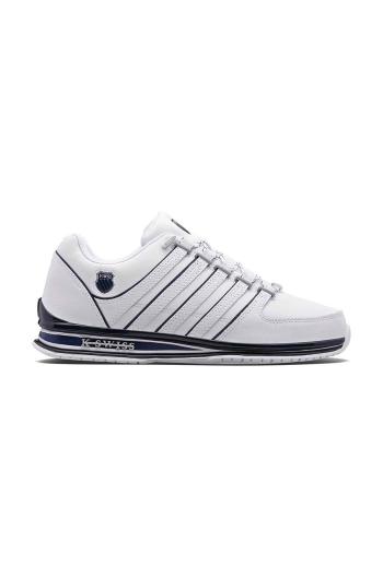 Kožené sneakers boty K-Swiss RINZLER bílá barva, 01235.139.M