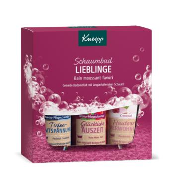 Kneipp Dárková sada pěn do koupele Šťastné koupání, 3 x 10 ml