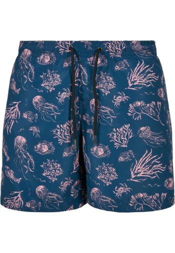 Urban Classics Pattern Swim Shorts nautical aop - XS