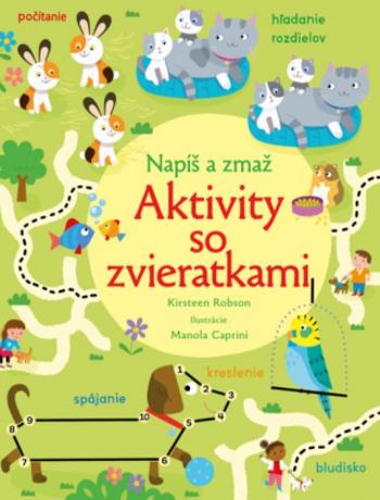 Napíš a zmaž Aktivity so zvieratkami - Kirsteen Robson