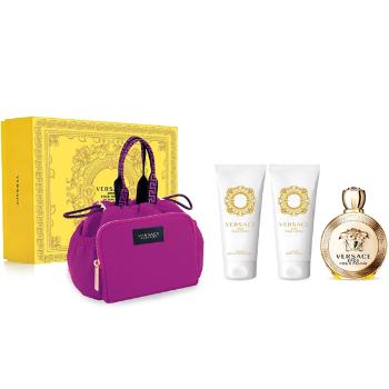 Versace Eros Pour Femme - EDP 100 ml + gel de duș 100 ml + lapte de corp 100 ml + geantă cosmetică