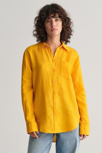 KOŠILE GANT REL LINEN SHIRT MEDAL YELLOW