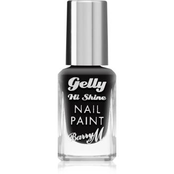 Barry M Gelly Hi Shine lak na nehty odstín Black forest 10 ml