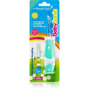 Brush Baby BabySonic periuta de dinti electrica pentru copii 0 - 36 luni Teal 1 buc