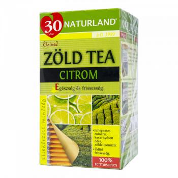 Naturland Zöld tea citrom 20 x 1,5 g