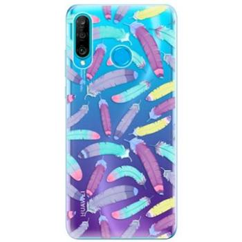 iSaprio Feather Pattern 01 pro Huawei P30 Lite (featpatt01-TPU-HonP30lite)