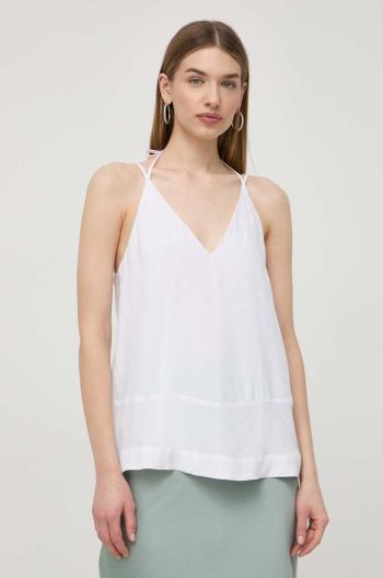 Top Armani Exchange bílá barva, 3DYH45 YN9RZ