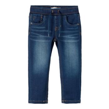 name it Potní džíny Nmmryan Dark Blue Denim