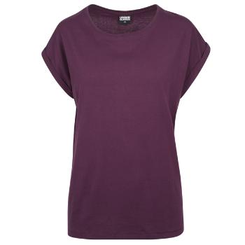 Dámské tričko Urban Classics Ladies Extended Shoulder Tee cherry - 5XL