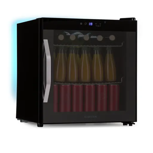 Klarstein Coachella 50 Onyx Lednice na nápoje 47 litrů Funkce Wi-Fi podsvícení