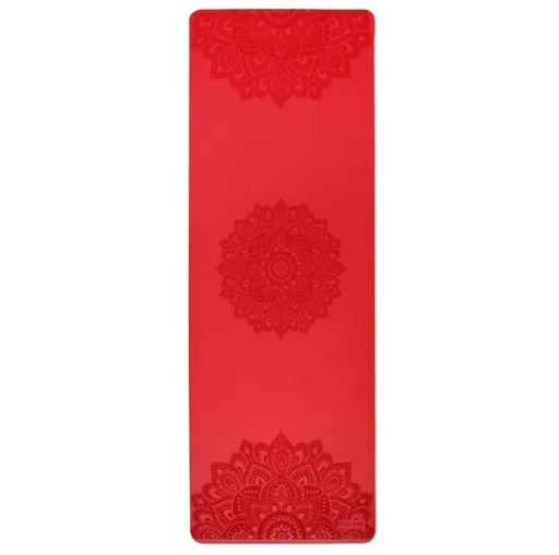 SharpShape Podložka na jógu PU BLOSSOM červená