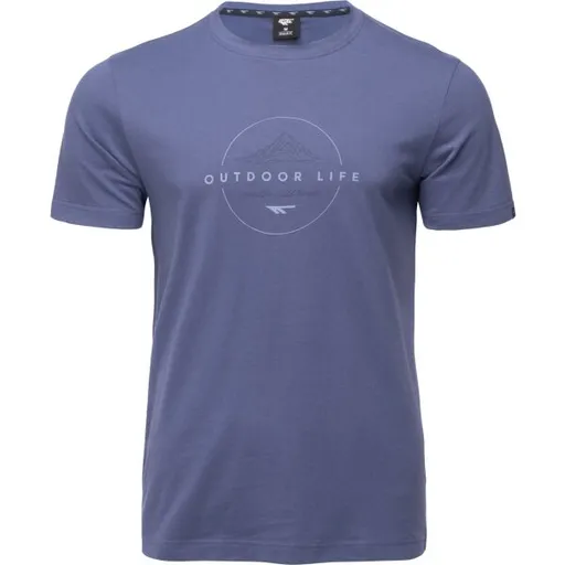 Hi-Tec HOGAN Pánské bavlněné triko, modrá, velikost