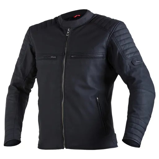 Kožená moto bunda Rebelhorn Hunter Pro CE Black S
