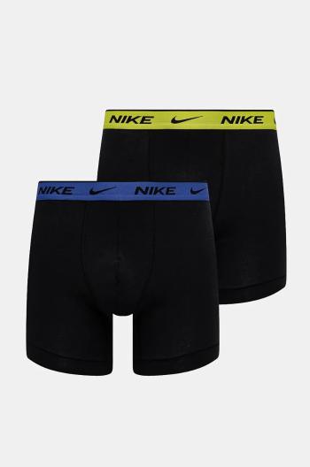 Boxerky Nike 2-pack pánské, černá barva, 0000KE1086