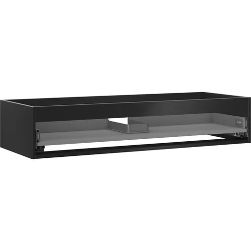 MEXEN Box-A skříňka pro umyvadlo 120, 1 šuplík, černá mat 91AX0-1200-235-1-71