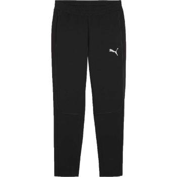 Puma TEAMFINAL CASUALS PANTS Pánské sportovní tepláky, černá, velikost