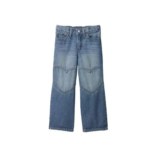 GAP V-WIDE LEG HEARTS Dětské džíny, modrá, velikost 5Y