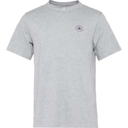 Converse CORE CHUCK PATCH TEE Pánské tričko, šedá, velikost