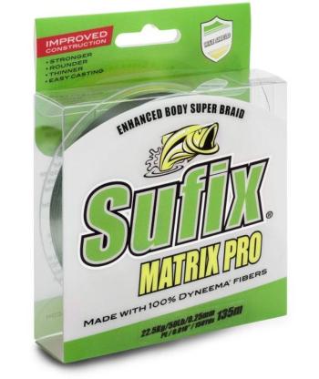 Sufix Šňůra Matrix Pro černá 135m - 0,35mm/36kg