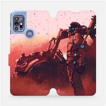 Flipové pouzdro na mobil Motorola Moto G30 - MA09S Průzkumník s červeným vozítkem (5903516686674)