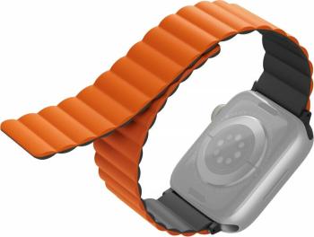 Uniq Revix Reversible Magnetic Charcoal/Orange 45 mm-44 mm-42 mm Řemínek